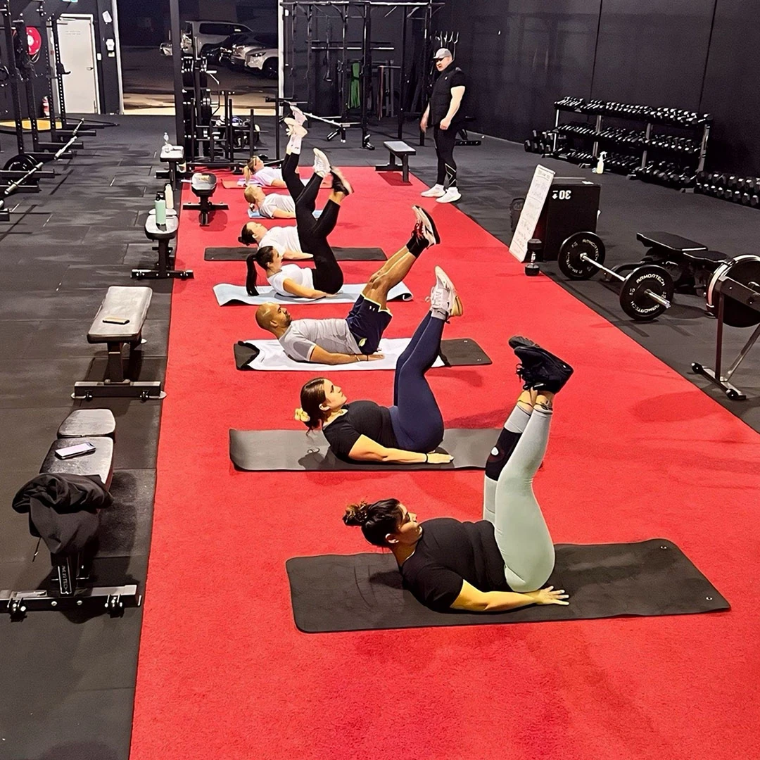LX members taking part in a coached group session